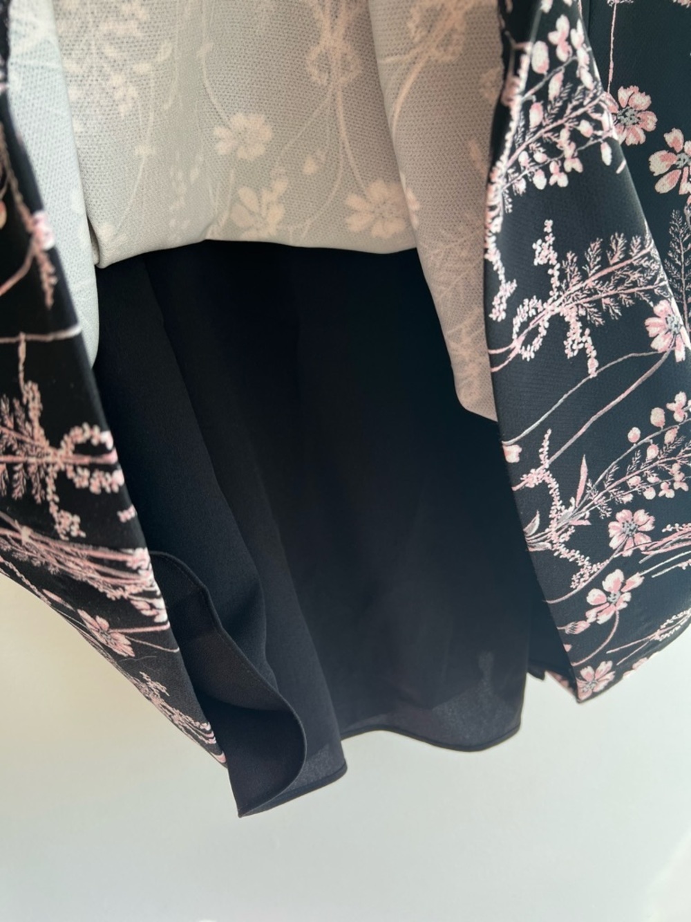 Maison Jules Sprigs of Change Floral Fit & Flare Dress, Black Pink | Women’s (4) - Picture 8 of 9